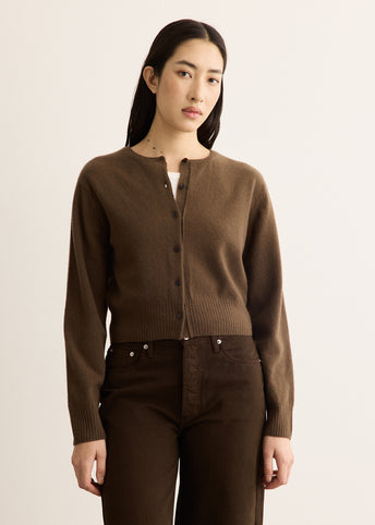 Crop Wool Cardigan