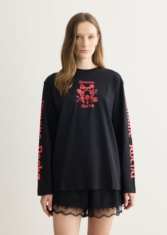 Coming Up Roses Print Long Sleeve T-Shirt