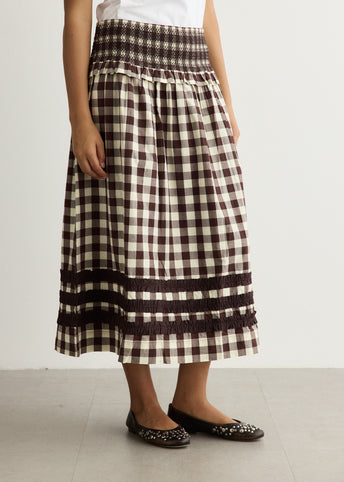 Ava Ruffle Midi Skirt