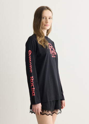 Coming Up Roses Print Long Sleeve T-Shirt