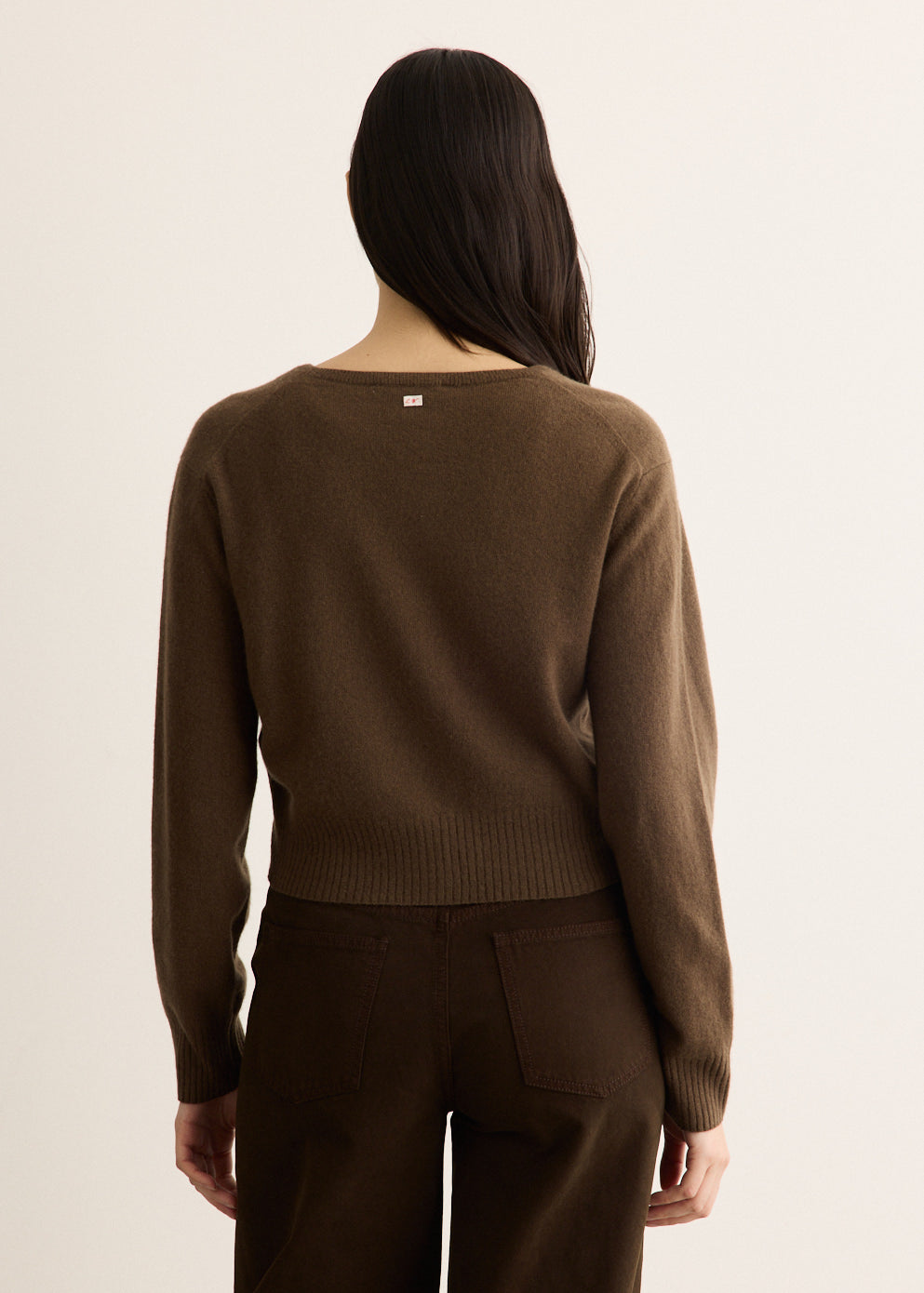Crop Wool Cardigan
