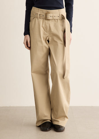 Page Twill Trousers with Belt