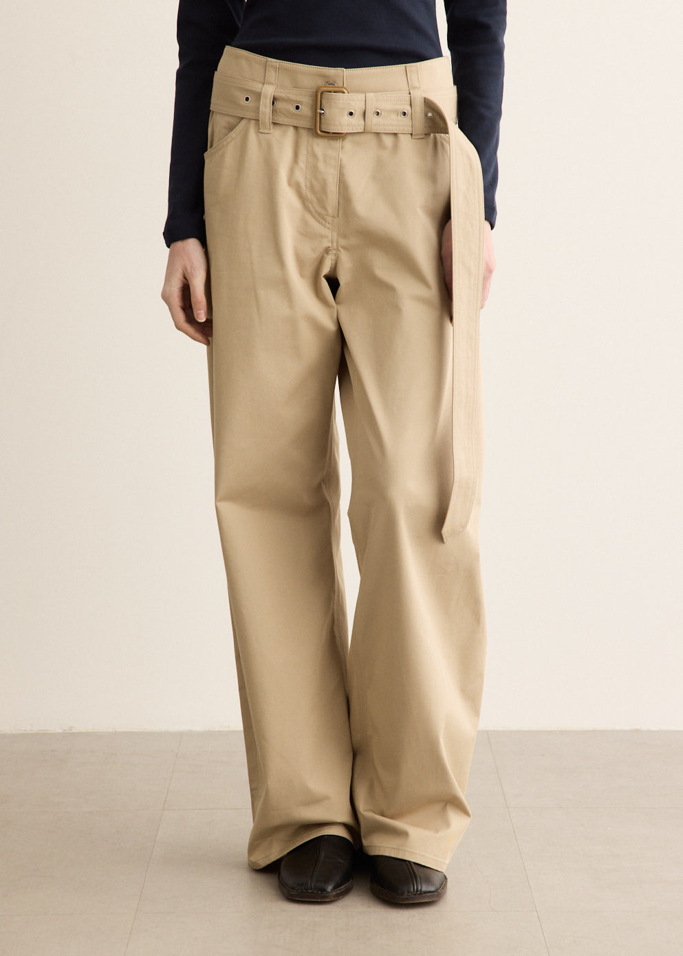 Page Twill Trousers with Belt