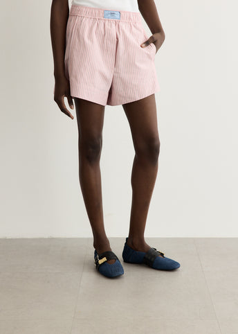 Stretch Cotton Elasticated Shorts