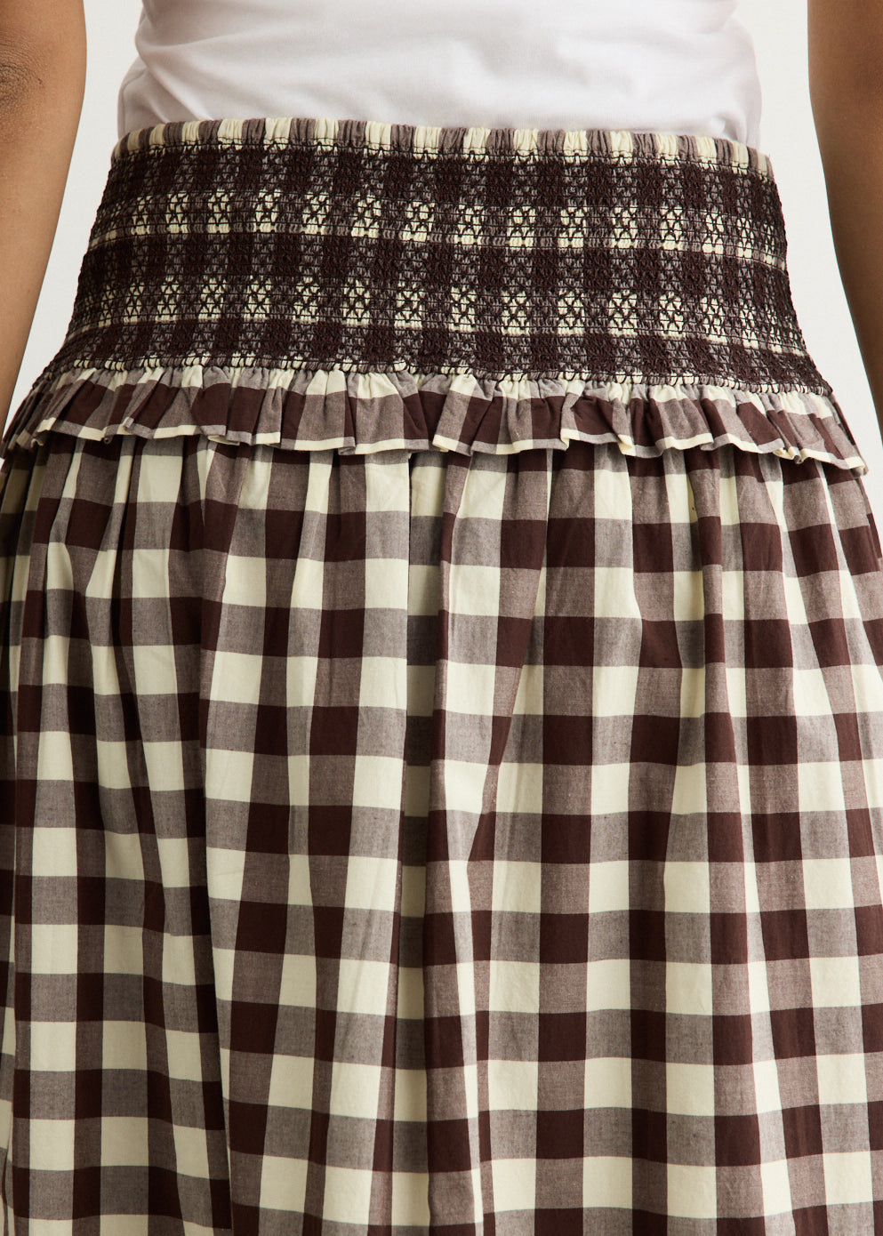 Ava Ruffle Midi Skirt