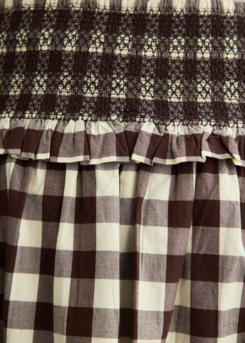 Ava Ruffle Midi Skirt