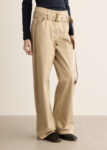 Page Twill Trousers with Belt