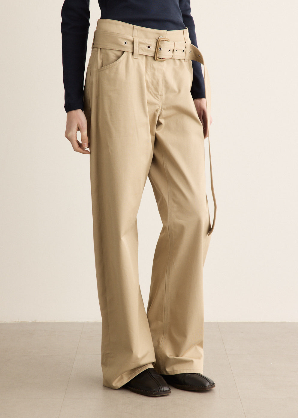 Page Twill Trousers with Belt