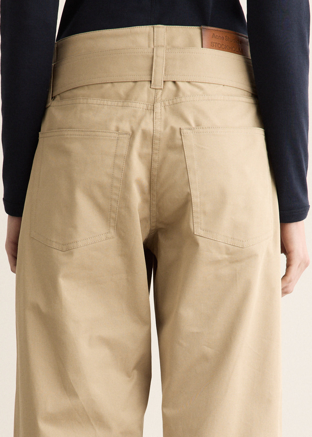 Page Twill Trousers with Belt