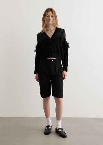 Open Shoulder Cardigan