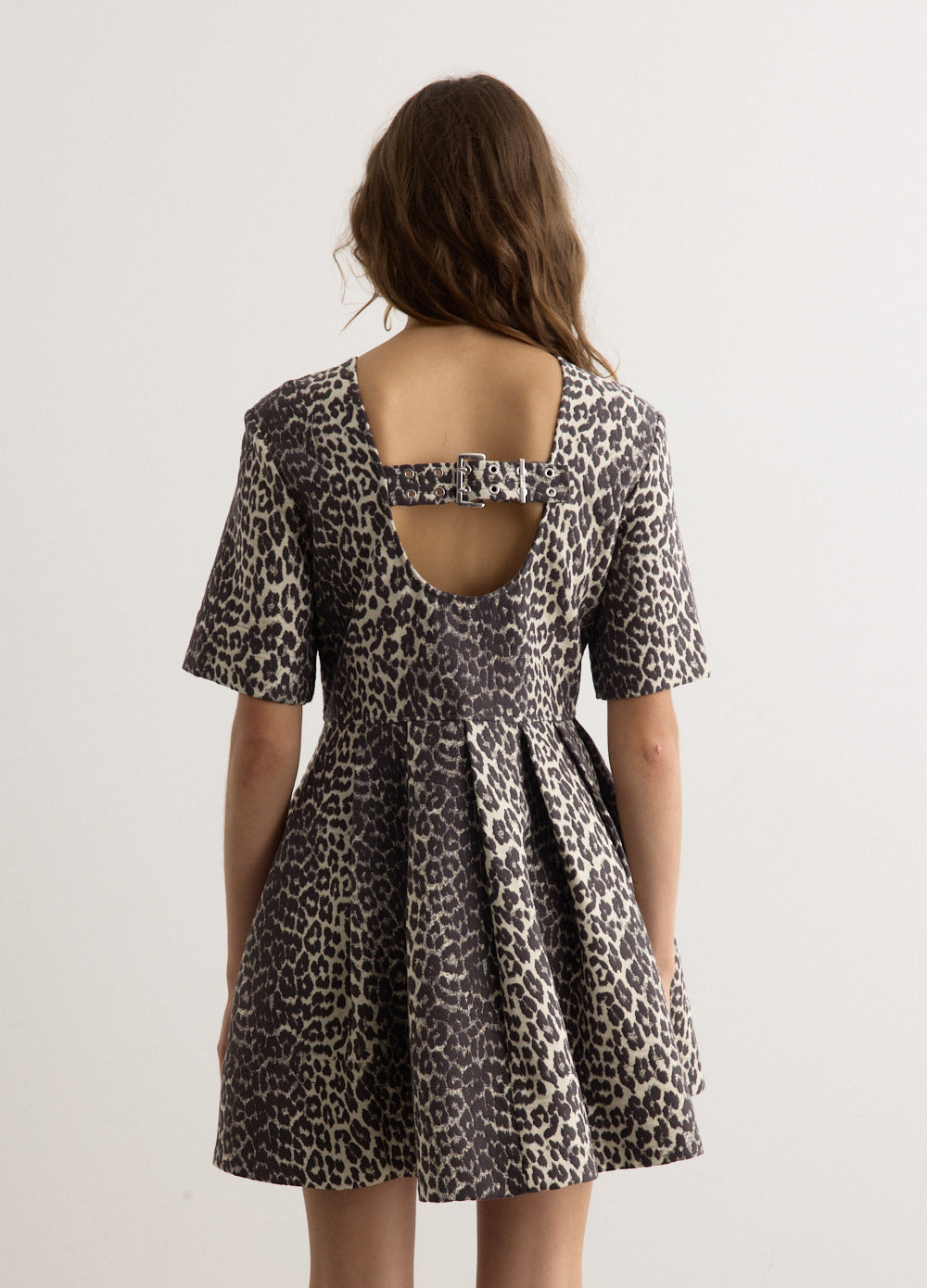 Cotton Tweed Mini Dress