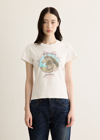 Baby Fit T-shirt with Horses