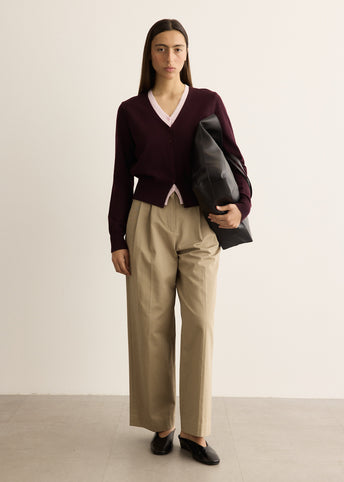 Sorbonne Contrast Knit Cardigan