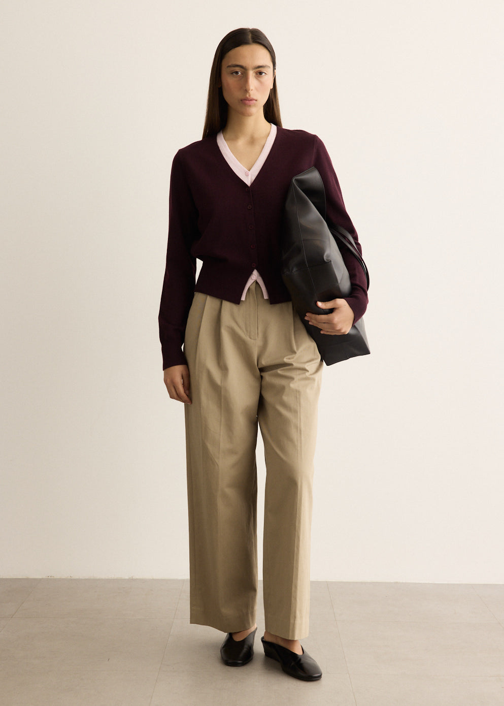 Sorbonne Contrast Knit Cardigan