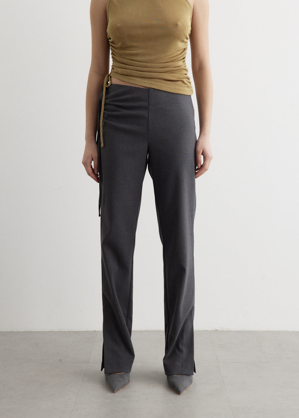 Turmoil Ruched Waist Pants