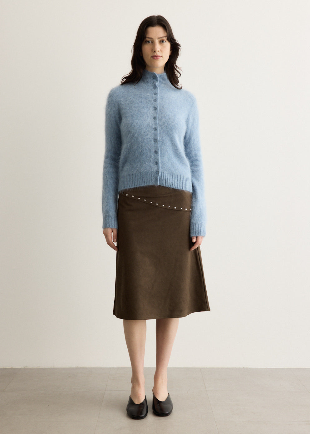 Embrace Brushed Wool Cardigan