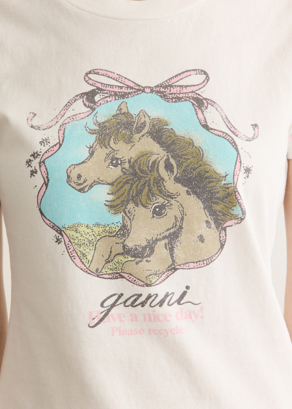 Baby Fit T-shirt with Horses