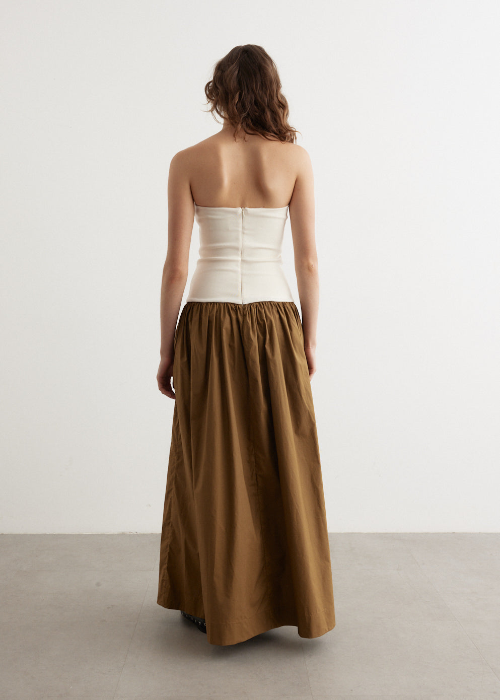 Duo Strapless Knit Cotton Dress