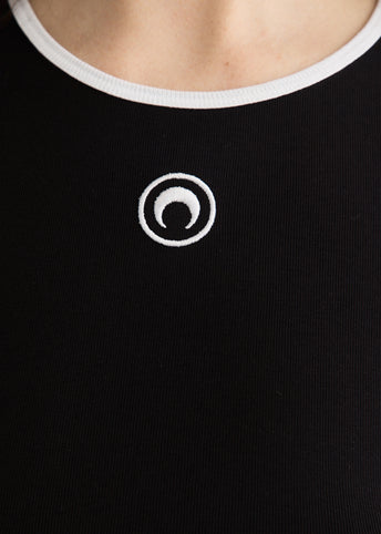 Moon Logo Bicolour Jersey Short Sleeve T-Shirt