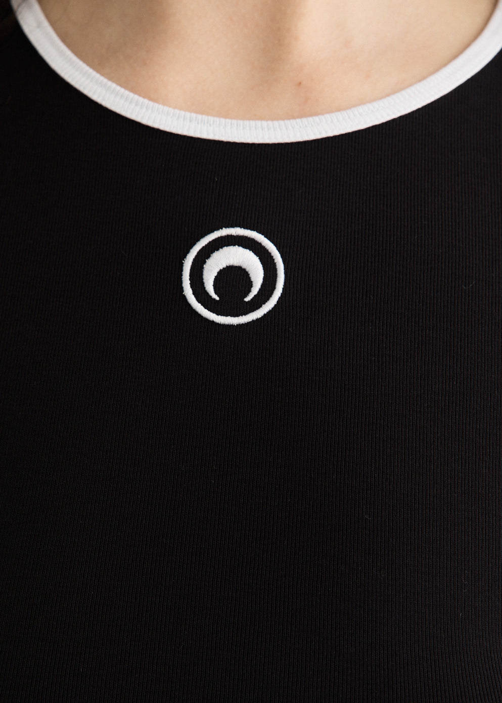 Moon Logo Bicolour Jersey Short Sleeve T-Shirt