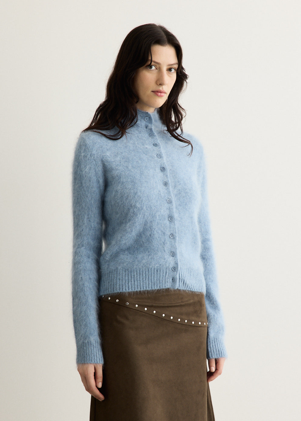 Embrace Brushed Wool Cardigan