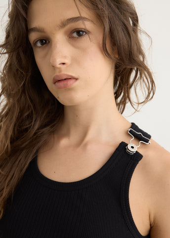 Overall Engraved Tank Top