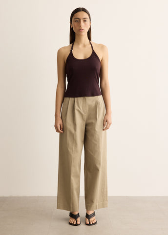 Double Halt Wrap Top