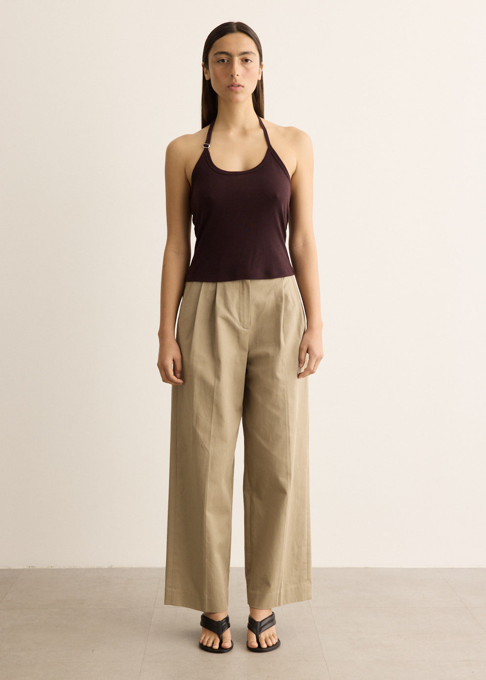 Double Halt Wrap Top