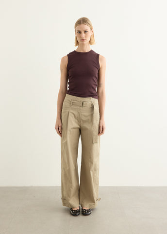 Incu Exclusive Double Belt Point Pants