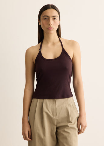 Double Halt Wrap Top