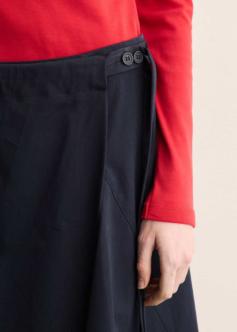 Kerchief Wrap Skirt