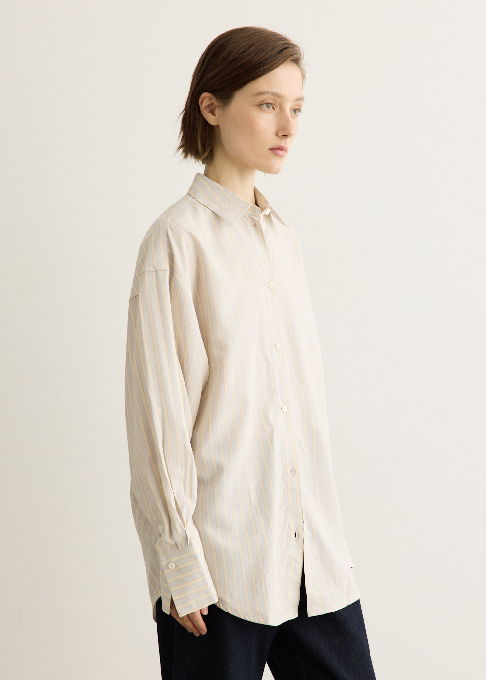 Oversized Striped Shirt
