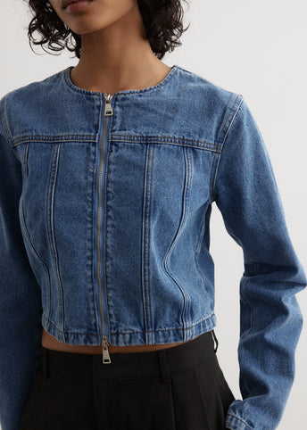 Panel Denim Jacket