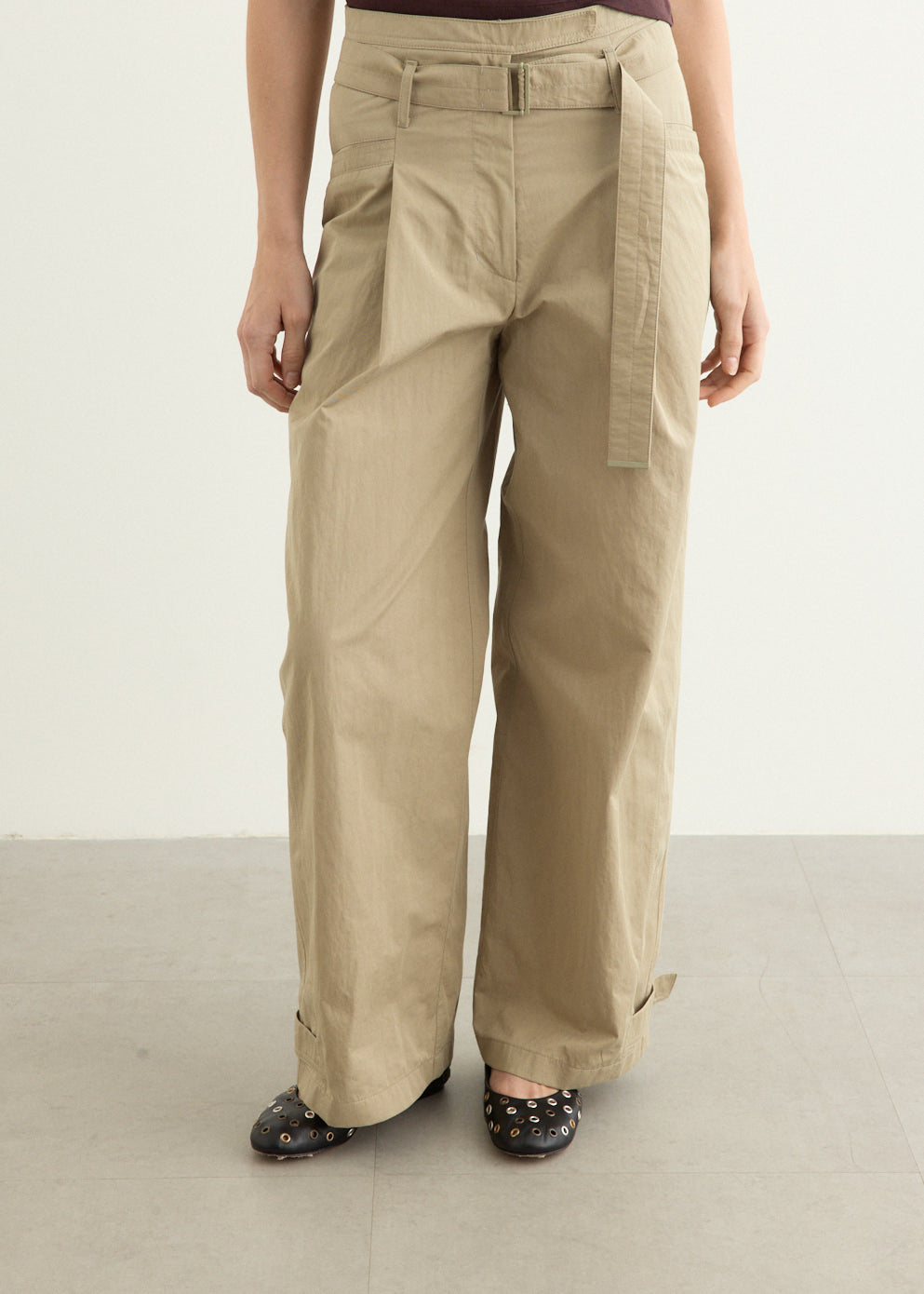Incu Exclusive Double Belt Point Pants