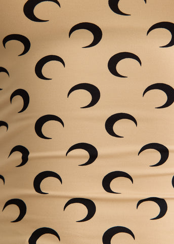 Moon Printed Jersey Straps Top