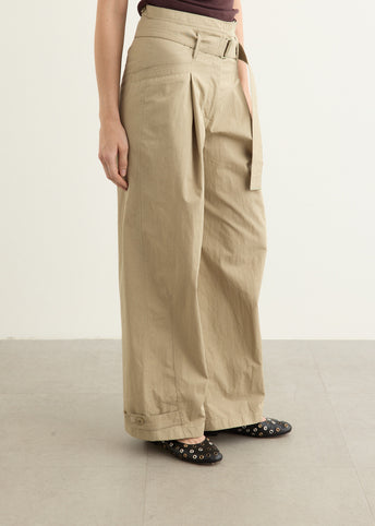Incu Exclusive Double Belt Point Pants