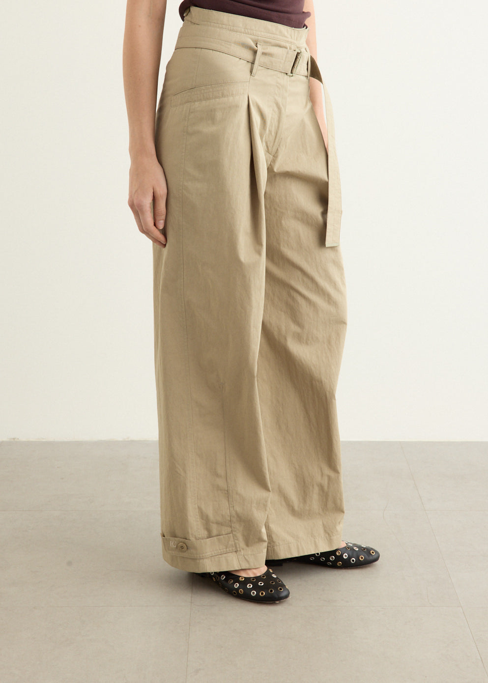 Incu Exclusive Double Belt Point Pants