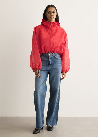 Aisha Windflower Embroidered Blouson Jacket