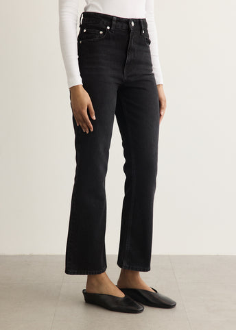 Rigid Denim Betzy Cropped Jeans