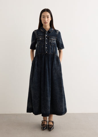 Light Denim Long Dress