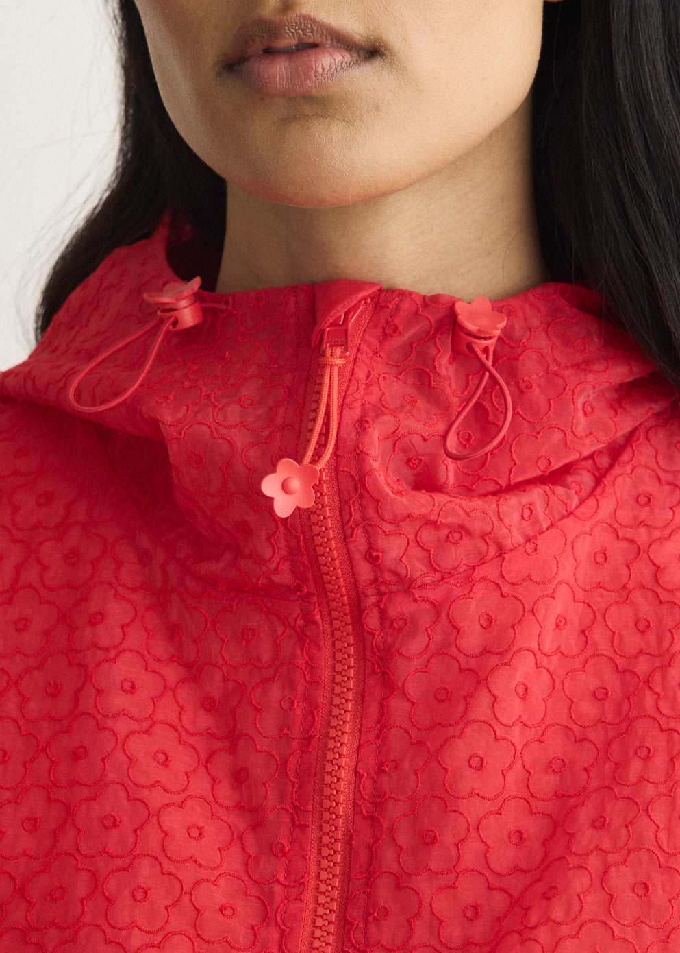 Aisha Windflower Embroidered Blouson Jacket