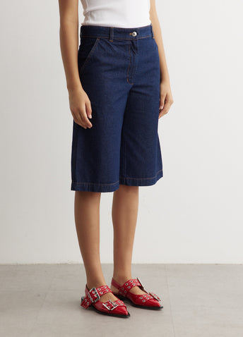 Workwear Denim Bermuda Shorts
