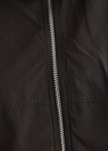 Drawstring Fleece Wind Jacket