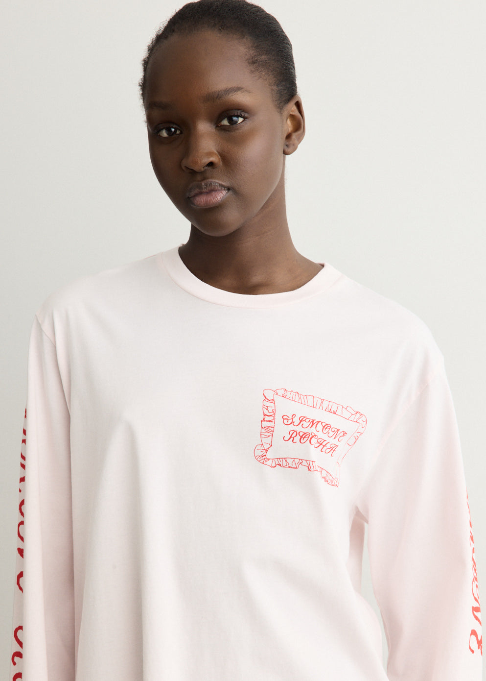 Pillowcase Logo Print Long Sleeve T-Shirt