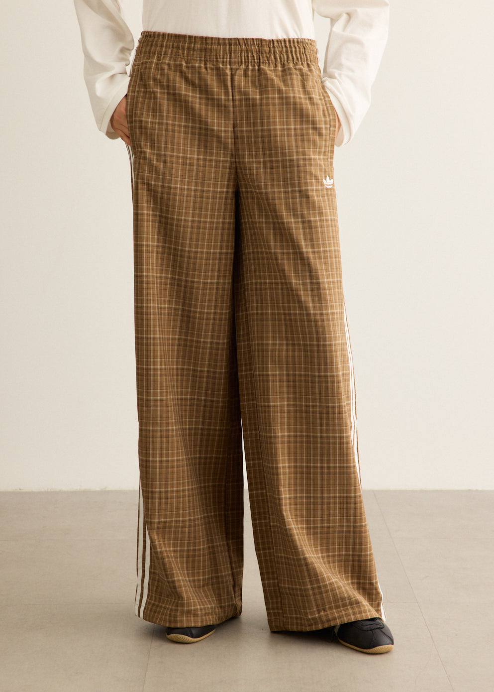 Check Track Pants