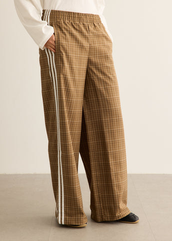 Check Track Pants