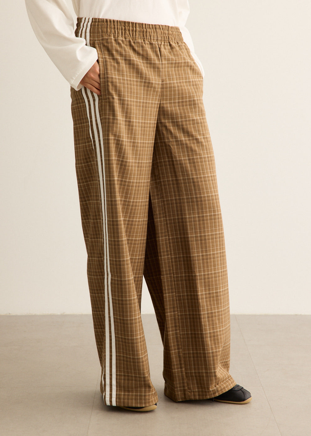 Check Track Pants