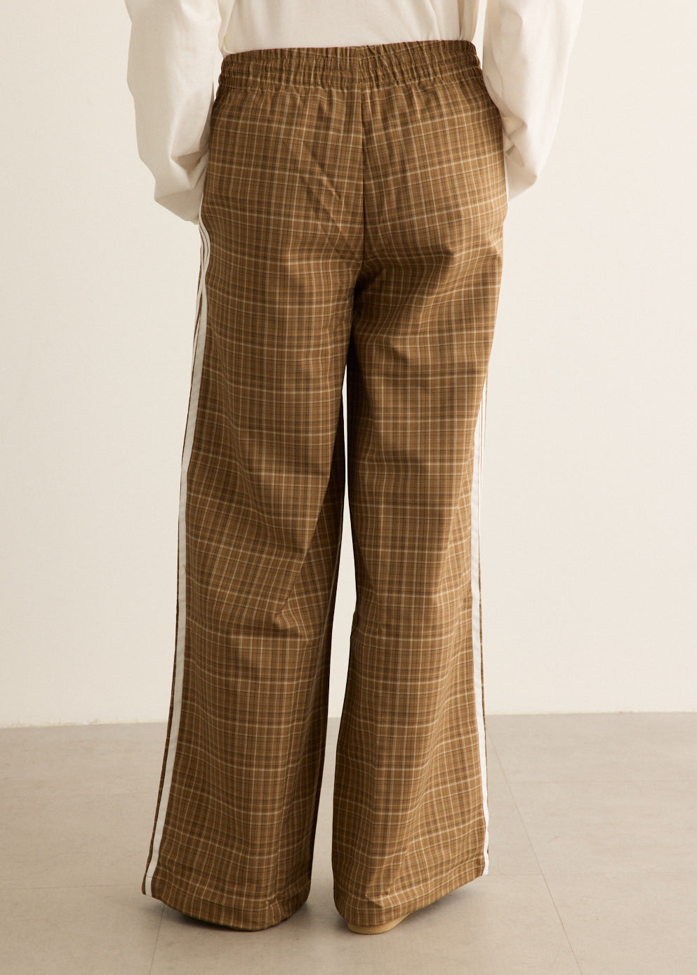 Check Track Pants