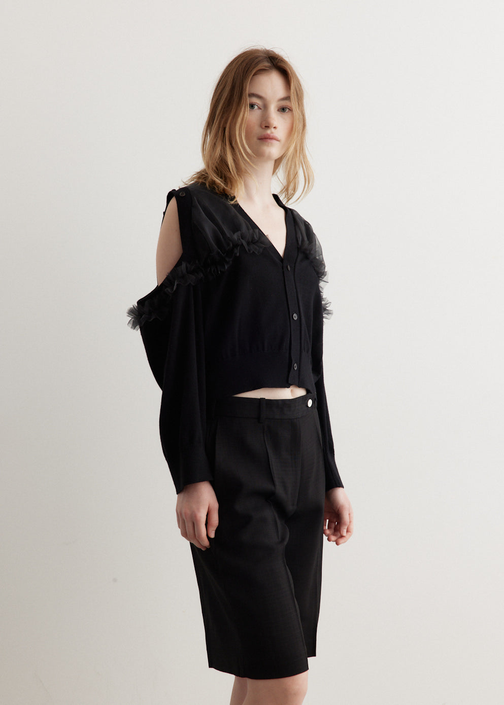 Open Shoulder Cardigan