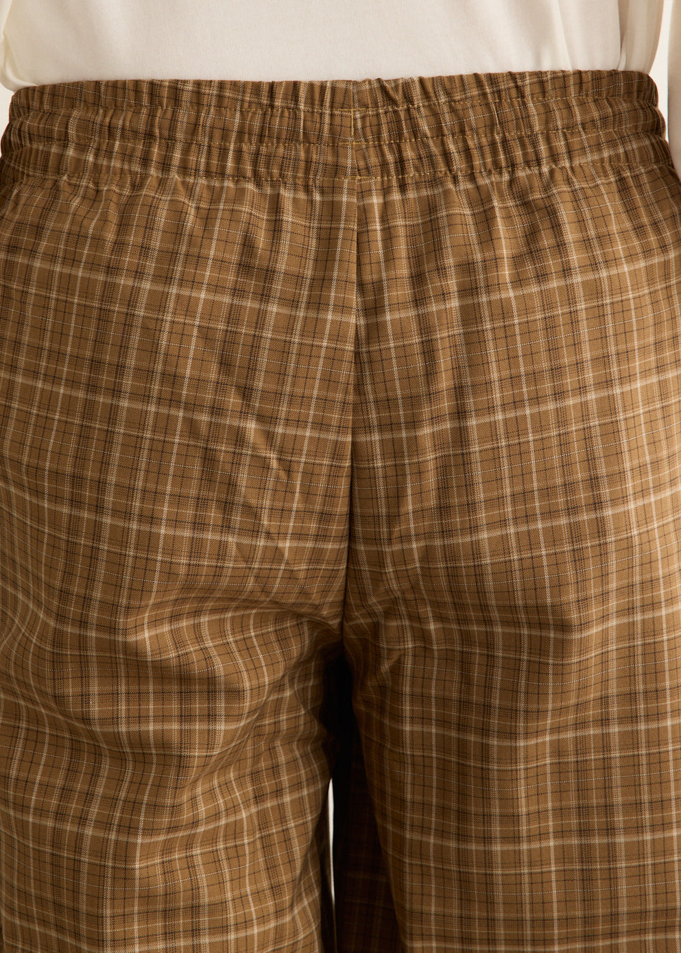 Check Track Pants